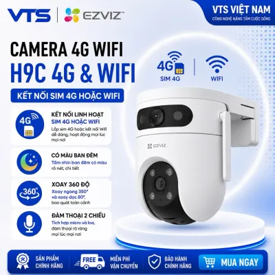 Camera Wifi EZVIZ C3TN 2K 3MP Full Color, Âm Thanh 2 Chiều, (Bảng Nâng Cấp C3N) - VTS Smart