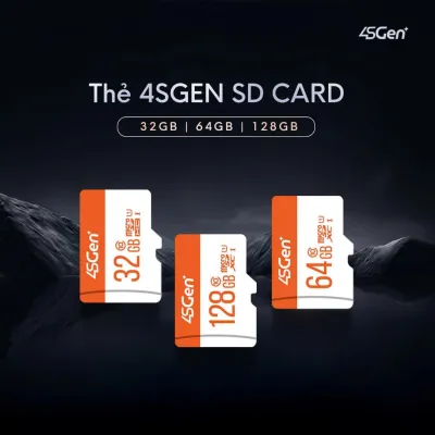 Thẻ Nhớ Micro SD 4SGEN 32GB/64GB/128GB – Tốc Độ Cao, Chuyên Dùng Camera, Hàng Chính Hãng