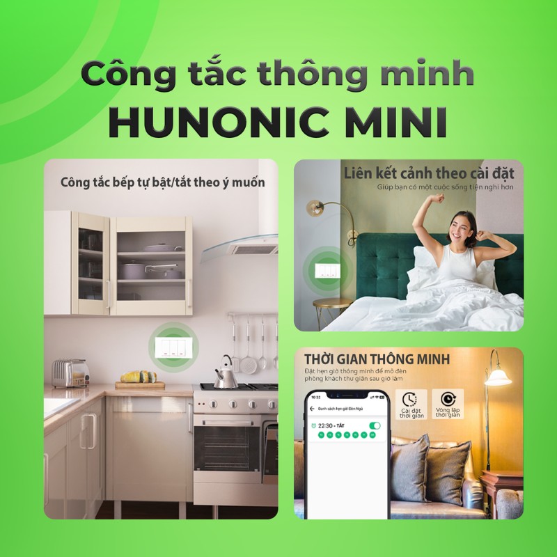 Công tắc điều khiển từ xa Hunonic Mini 2