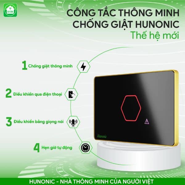 Công Tắc Chống Giật Bình Nóng Lạnh Thông Minh Premium 3