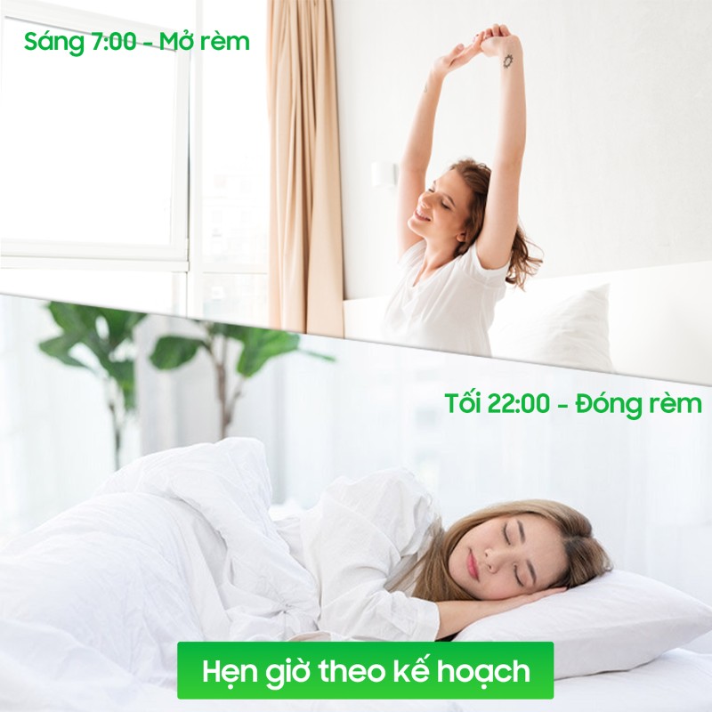 Động cơ rèm wifi thông minh Hunonic Ecosystem điều khiển từ xa 2
