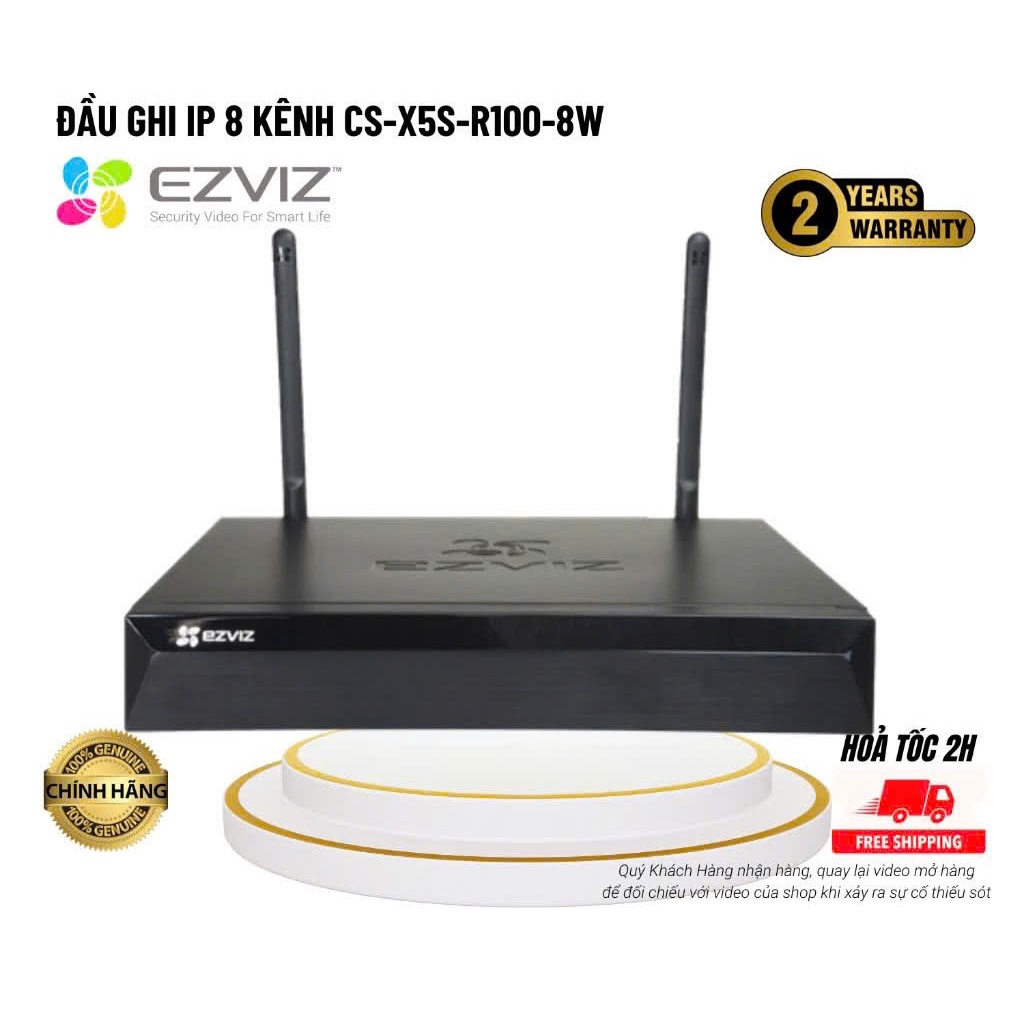 Đầu Ghi Hình EZVIZ X5S-4W 4 Kênh/X5S-8W 8 Kênh, Kết Nối Camera Wifi EZVIZ Tối Đa 5MP 9
