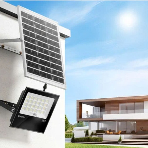 Đèn Pha Năng Lượng Mặt Trời GONEO GN-C400B-AJ - Công Suất 400W, Độ Sáng 2500lm, Pin LiFePO4 25Ah 8