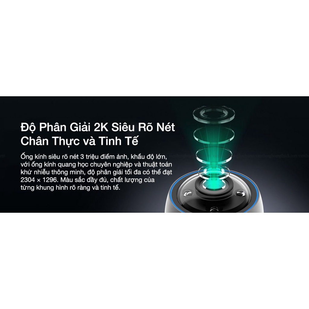 Camera Wifi EZVIZ H3 2K 3MP, Đàm Thoại 2 Chiều, Chuẩn H.265, Ai Thông Minh - VTS Việt Nam 6