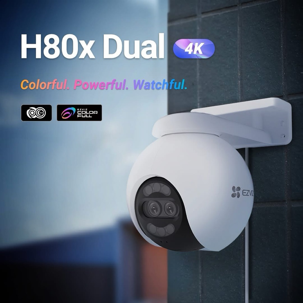 Camera Wifi EZVIZ H80X 4K 8MP/H8X 2K+ 4MP/H8 Pro 5MP, Xoay 360, Đàm Thoại 2 Chiều, Có Màu Ban Đêm 4