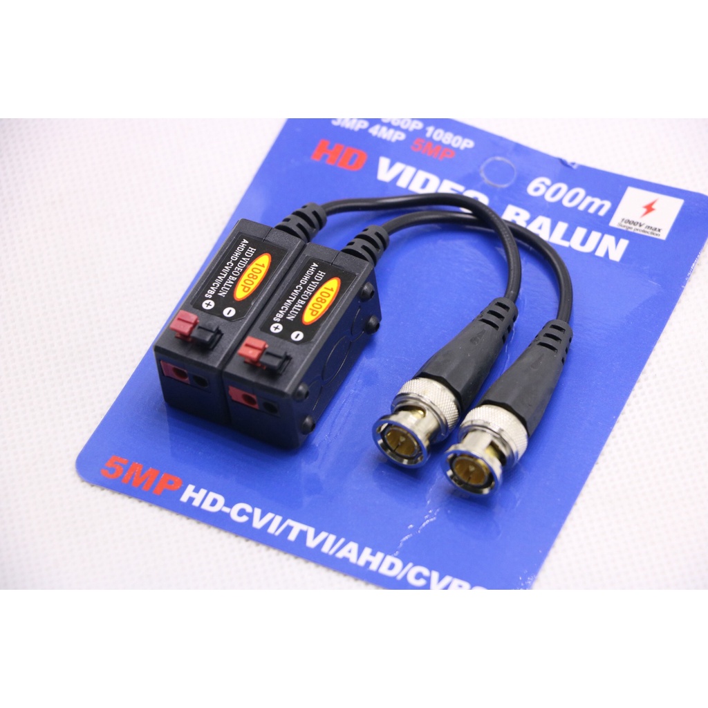 Bộ Jack Balun Chuyển Đổi Tín Hiệu Camera Loại Tốt (1080P) - CVI/TVI/AHD/CVBS - VTS Smarthome 4