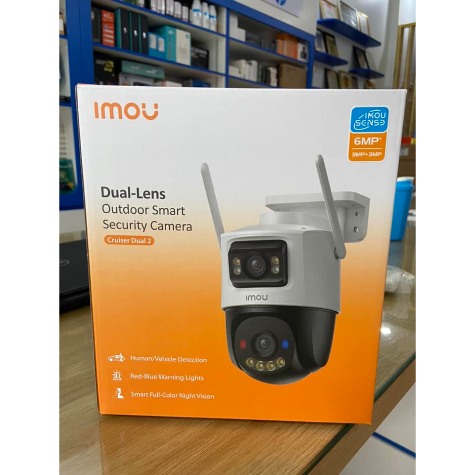 Camera Wifi IMOU 2 Mắt Cruiser Dual 2 S7XEP 6MP/10MP, S7XFP Pro 8MP Có Màu Ban Đêm, Xoay 360 Độ 7