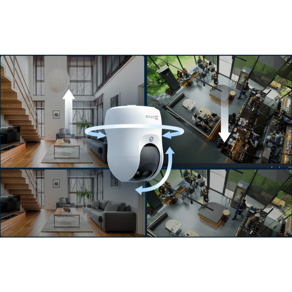 Camera Wifi EZVIZ H6C PRO 4MP/H6C G1 8MP/C6N G1 8MP, Xoay 360 Độ, Xoay Dọc 85 Độ, Đàm Thoại 2 Chiều 7