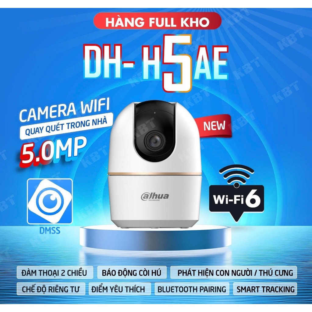 Camera Wifi DAHUA HERO A1 H3AE/H4AE/H5AE, H3AS/H5AS Trong Nhà, Xoay 360 Độ, Đàm Thoại, Theo Dõi 2