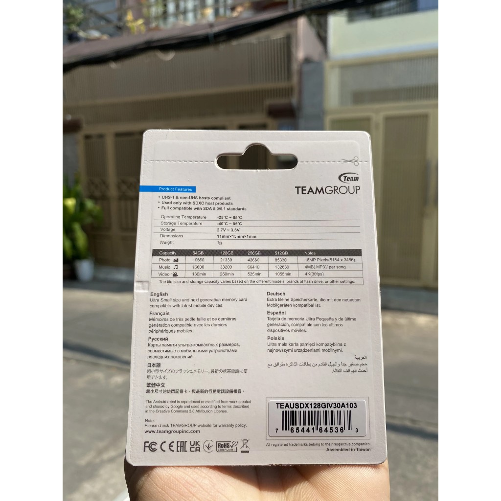 Thẻ Nhớ Micro SDXC TeamGroup 32GB/64GB/128GB UHS-I U3 V30 A1 upto 100MB/s - Chuyên Dùng Cho Camera 7