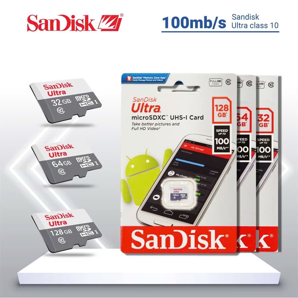 Thẻ Nhớ Micro SD Sandisk 32GB/64GB/128GB Chính Hãng – Tốc Độ Cao, Bền Bỉ, Chuyên Dùng Cho Camera... 5