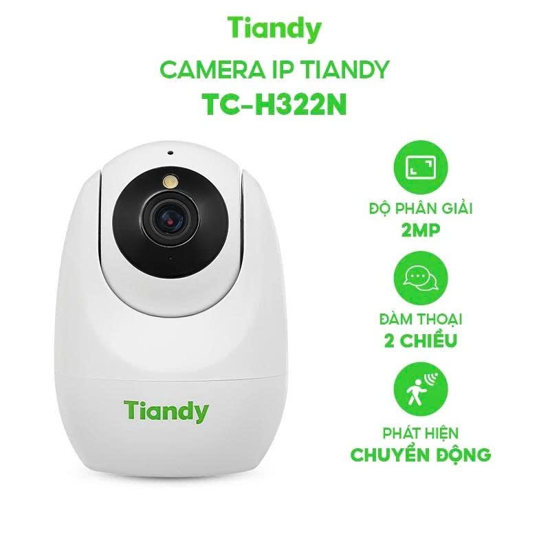 Camera Wifi TIANDY TC-H322N/TC-H332N 3MP/TC-H342N 4MP - Đàm Thoại 2 Chiều, Xoay 360 Độ, Theo Dõi 4