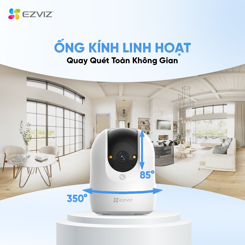 Camera Wifi EZVIZ C6N G1 5MP/H6C G1 5MP/C6N PRO 3MP/H6C PRO 3MP - Xoay 360 Độ, Đàm Thoại 2 Chiều 4