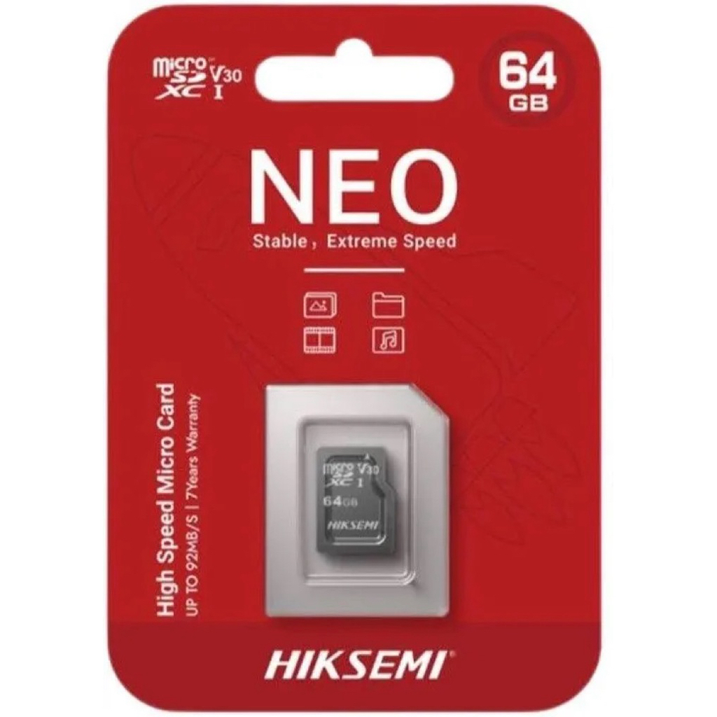 Thẻ Nhớ Micro SD HIKSEMI 32GB/64GB/128GB/256GB Chính Hãng, Class 10, 92MB/s, Chuyên Dụng Cho Camera 4
