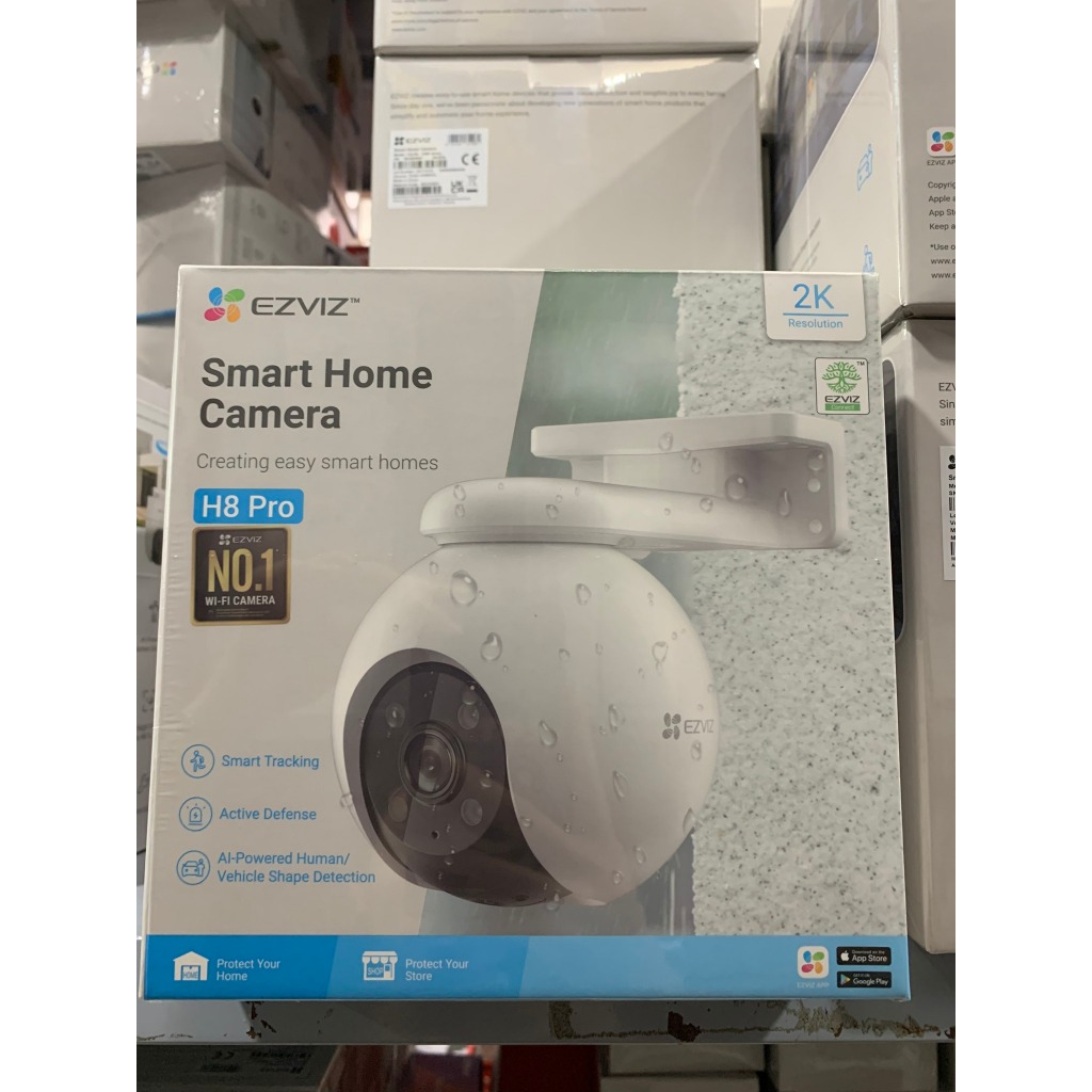 Camera Wifi EZVIZ H8 PRO 3MP 2K/H8X 4MP 2K+, Ngoài Trời, Xoay 360 Độ, Đàm Thoại 2 Chiều, Full Color 2