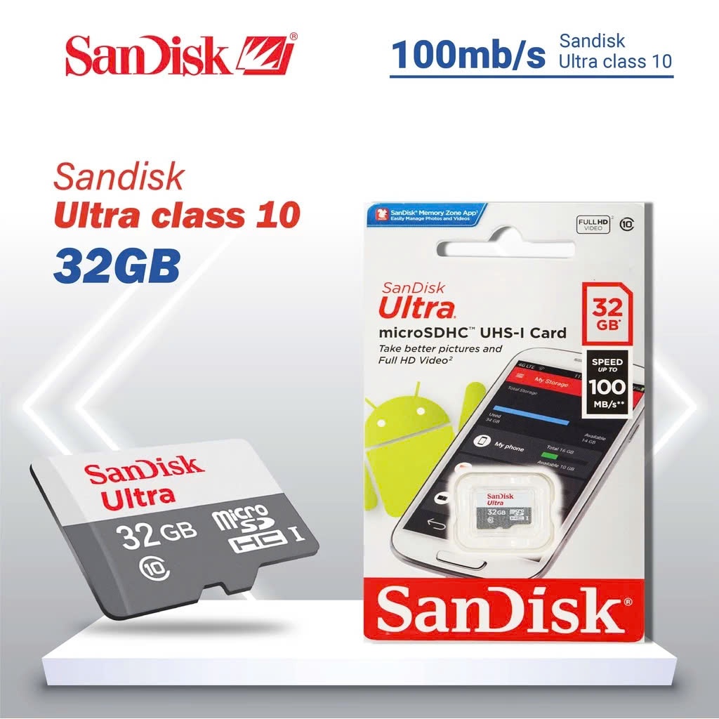 Thẻ Nhớ Micro SD Sandisk 32GB/64GB/128GB Chính Hãng – Tốc Độ Cao, Bền Bỉ, Chuyên Dùng Cho Camera... 6