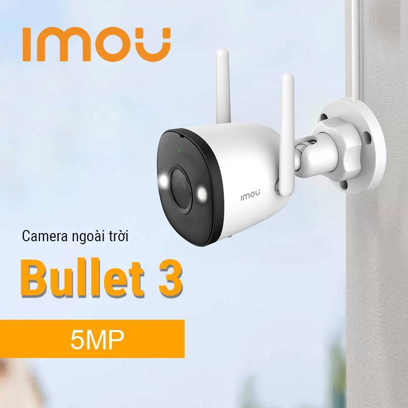 Camera Wifi IMOU Bullet 3 S3EP 3MP/5MP Kim Loại, Đàm Thoại 2 Chiều, Có Màu Ban Đêm, Báo Động 2