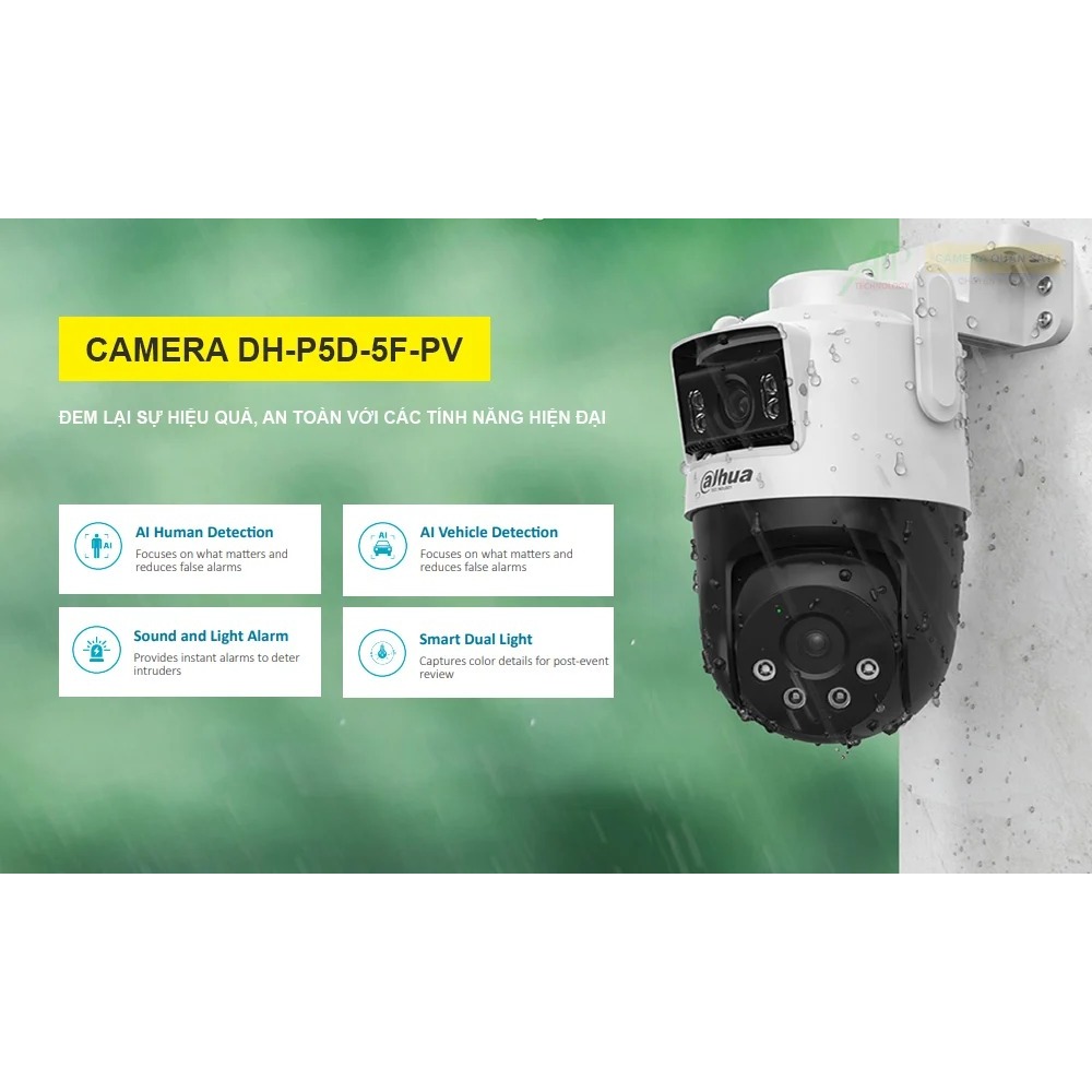 Camera Wifi 2 Mắt DAHUA Picoo Dual D1 P3D-3F-PV 6MP/P5D-5F-PV 10MP, Đàm Thoại 2 Chiều, Xoay 360 Độ 5