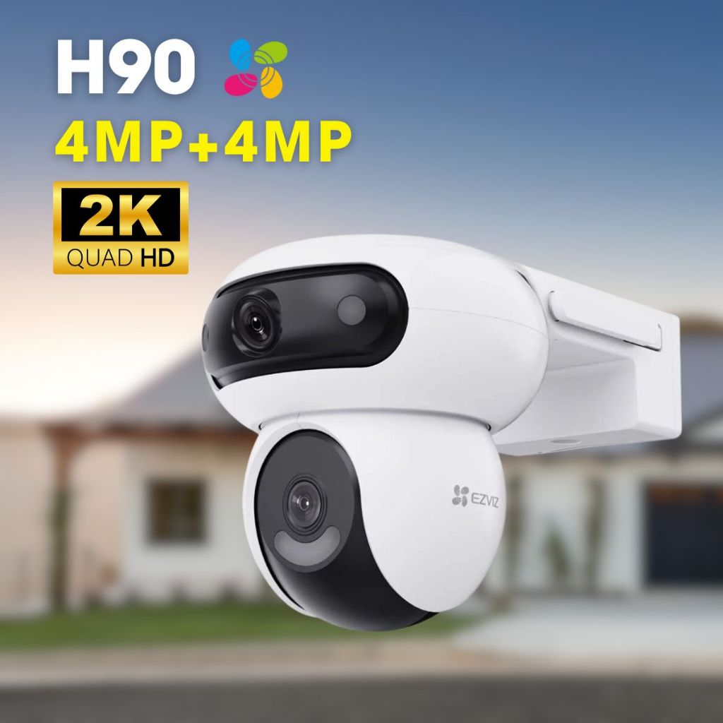 Camera Wifi 2 Mắt EZVIZ H9C 2K 6MP/H9C 3K 10MP/H9C 4G, Xoay 360 Độ, Đàm Thoại 2 Chiều, Full Color 6