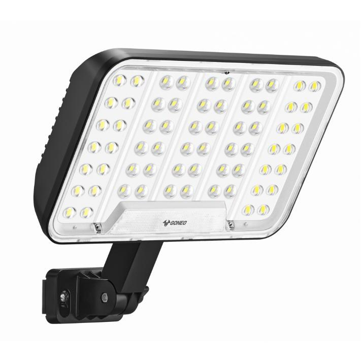 Đèn Pha Năng Lượng Mặt Trời GONEO GN-C600B-AS 600W, Quang Thông 3100lm, Pin 30Ah, 64 Bóng LED 9