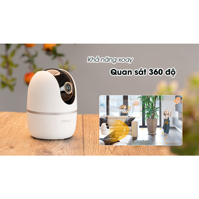 Camera Wifi IMOU RANGER 2 A32EP 3MP 2K,Trong Nhà, Xoay 360 Độ, Đàm Thoại 2 Chiều, Còi Báo Động 5