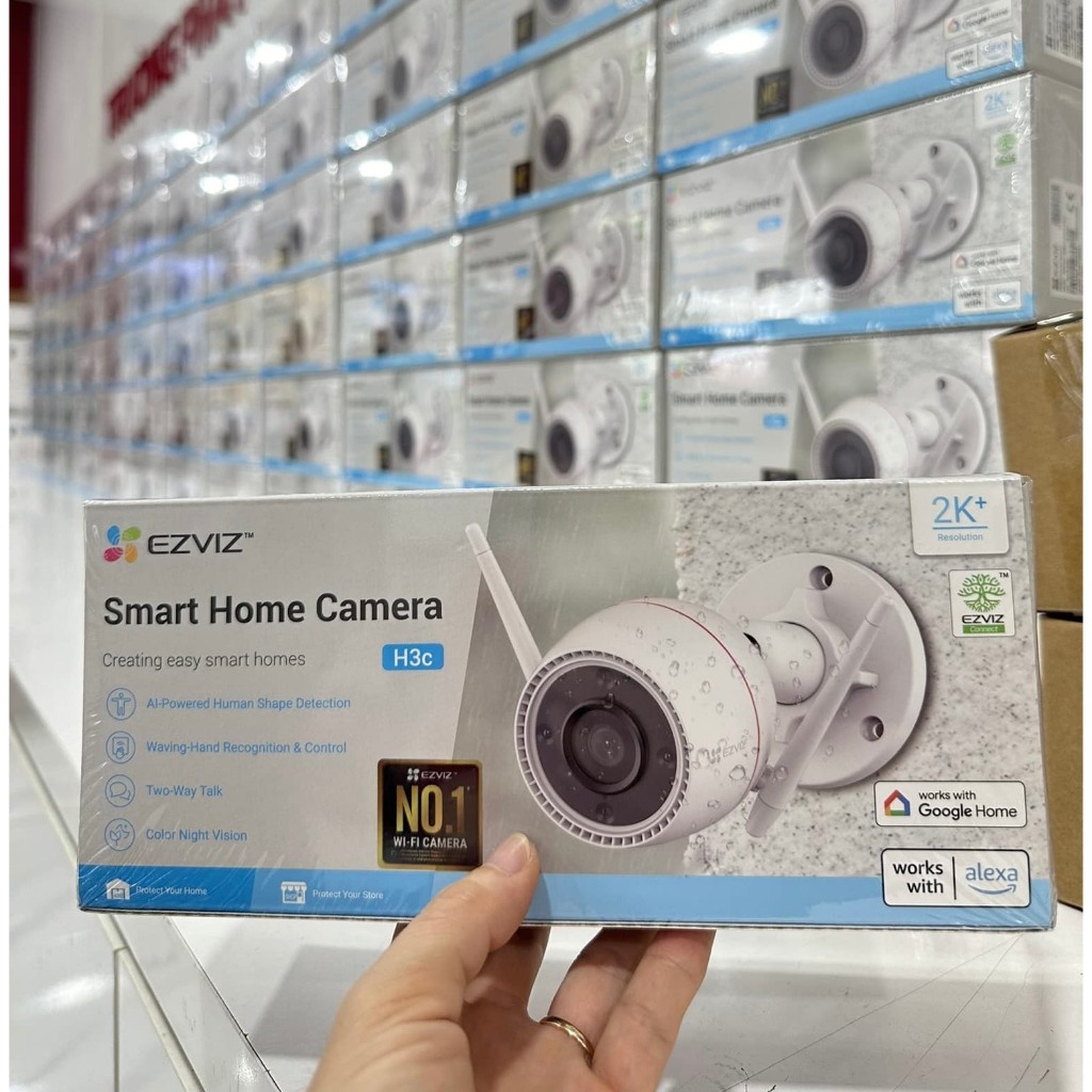 Camera Wifi EZVIZ H3C 3MP/H3C 4MP/H3C 5MP, Full Color, Đàm Thoại 2 Chiều, H.265, Chuẩn IP67- VTS 4
