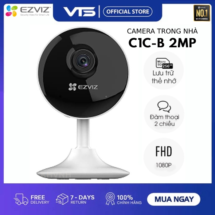 Camera Wifi EZVIZ C1C-B 2.0MP - Góc Rộng, Đế Nam Châm, Đàm Thoại 2 Chiều - VTS Việt Nam 4