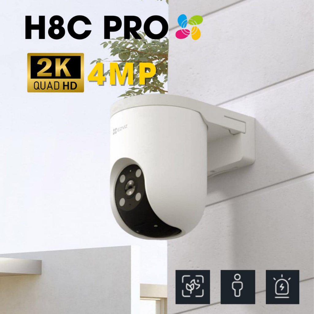 Camera Wifi EZVIZ H8C PRO 3MP/4MP/5MP/8MP, H8C PRO R210, Xoay 360 Độ, Đàm Thoại 2 Chiều, Có Màu 7