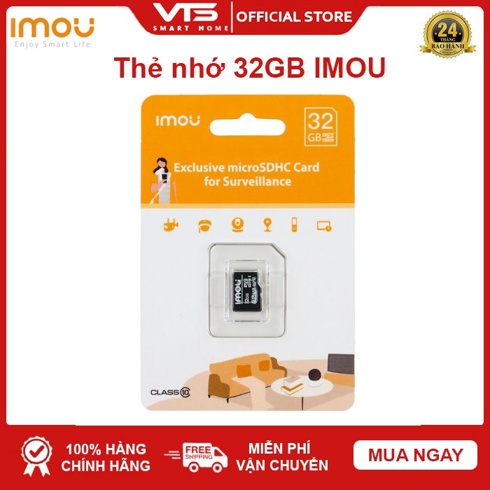 Thẻ Nhớ Micro SD 32GB/64GB/128GB IMOU, Lưu Trữ Cho Camera - Speed 80MB/s - Hàng Chính Hãng IMOU 6