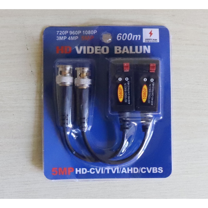 Bộ Jack Balun Chuyển Đổi Tín Hiệu Camera Loại Tốt (1080P) - CVI/TVI/AHD/CVBS - VTS Smarthome 5
