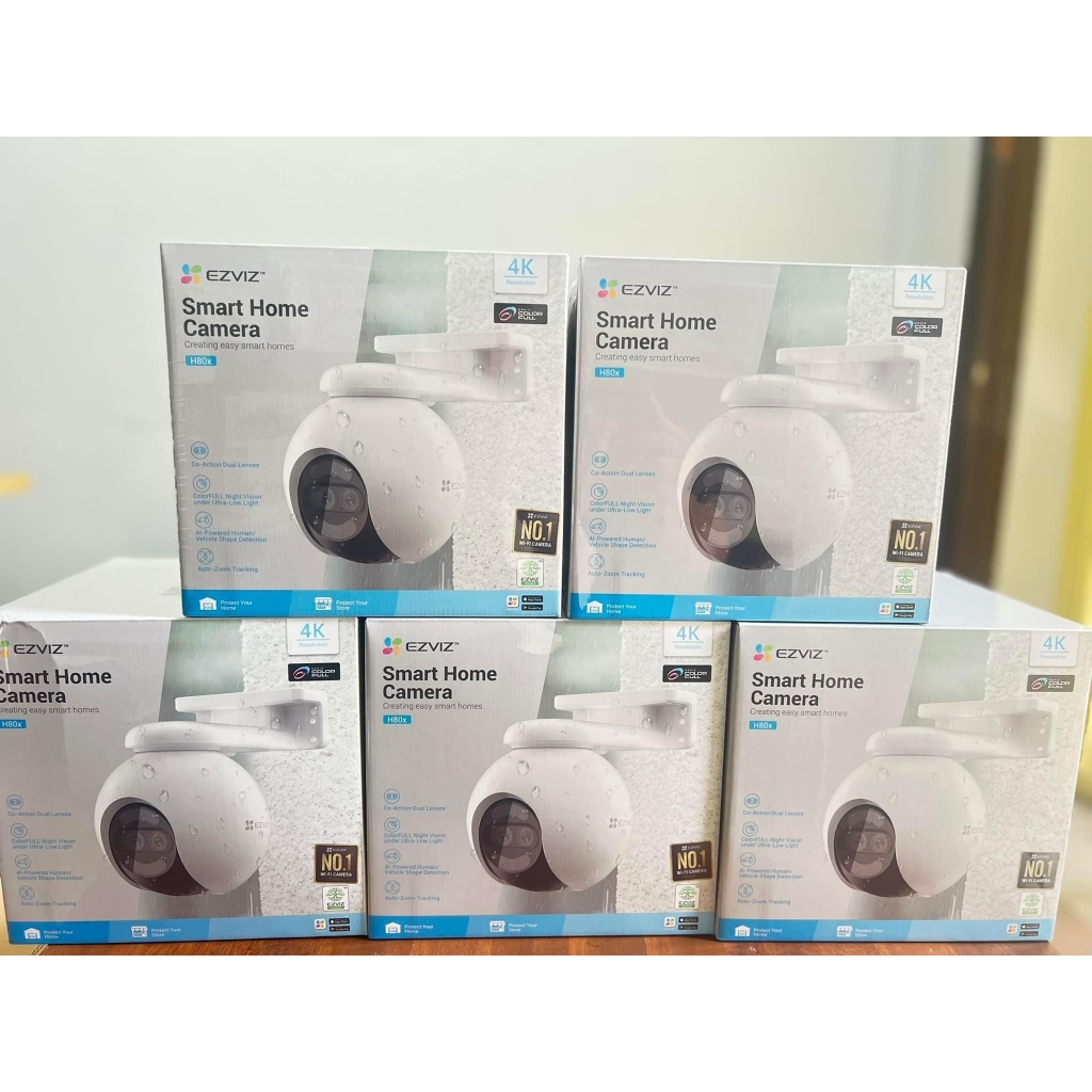 Camera Wifi EZVIZ H80X 4K 8MP/H8X 2K+ 4MP/H8 Pro 5MP, Xoay 360, Đàm Thoại 2 Chiều, Có Màu Ban Đêm 9