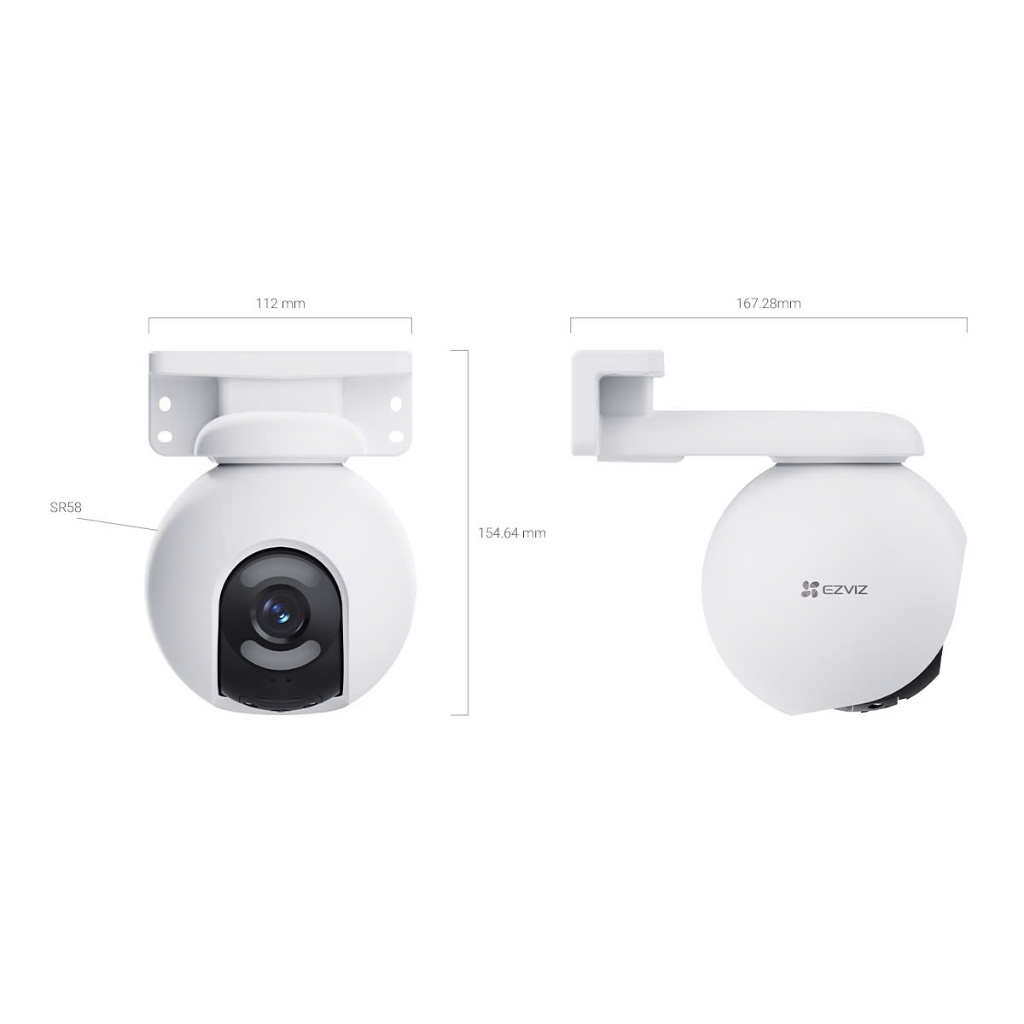 Camera Wifi EZVIZ H8 PRO 3MP 2K/H8X 4MP 2K+, Ngoài Trời, Xoay 360 Độ, Đàm Thoại 2 Chiều, Full Color 9