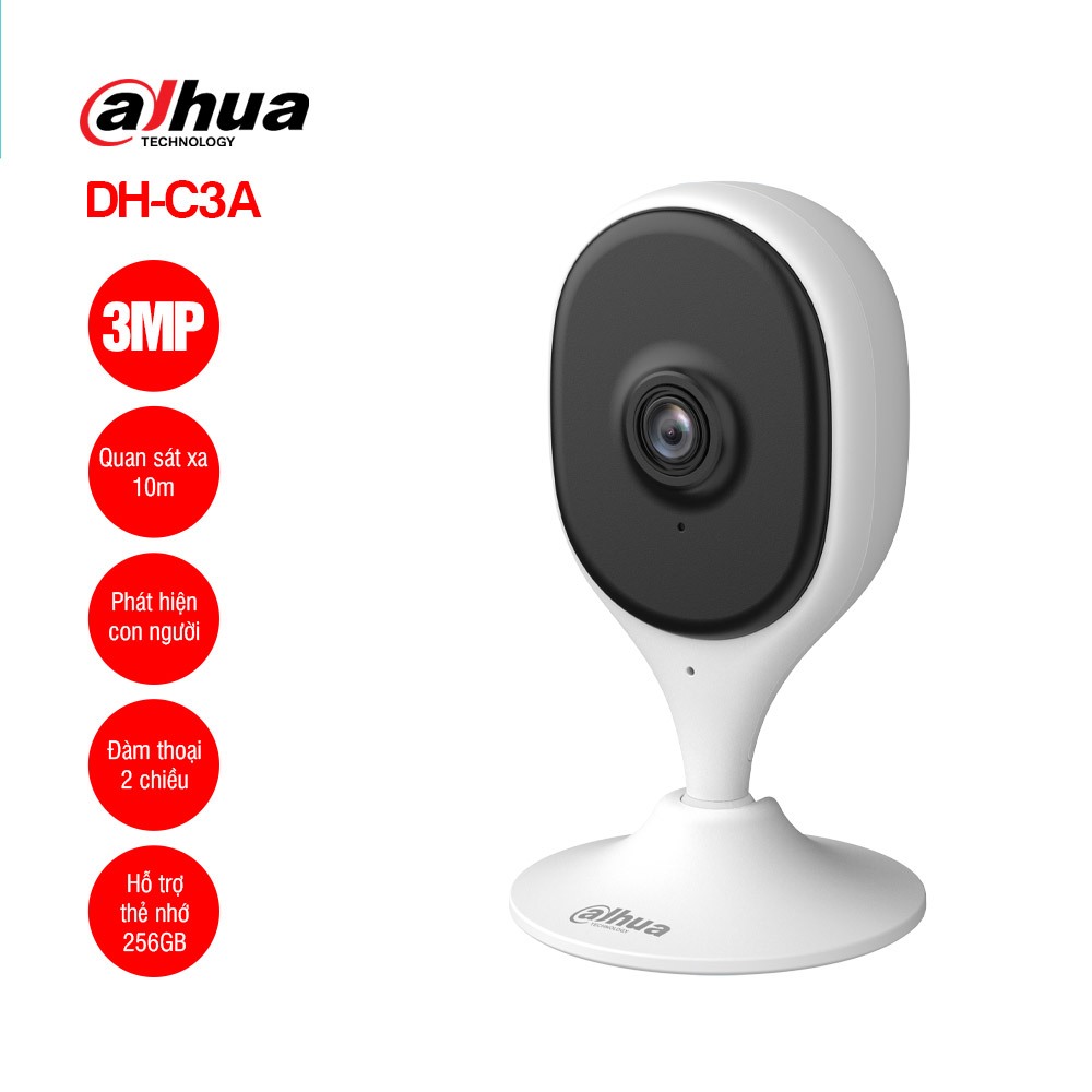 Camera Wifi DAHUA Cube A1 C3A 3MP/C5A 5MP Trong Nhà, Đế Nam Châm, Đàm Thoại 2 Chiều 7