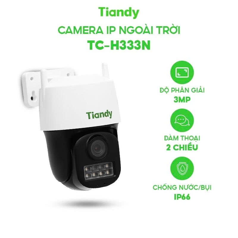 Camera Wifi Ngoài Trời TIANDY H333N/H333K/H334S, Xoay 360 Độ, Có Màu Ban Đêm, Đàm Thoại 2 Chiều 6