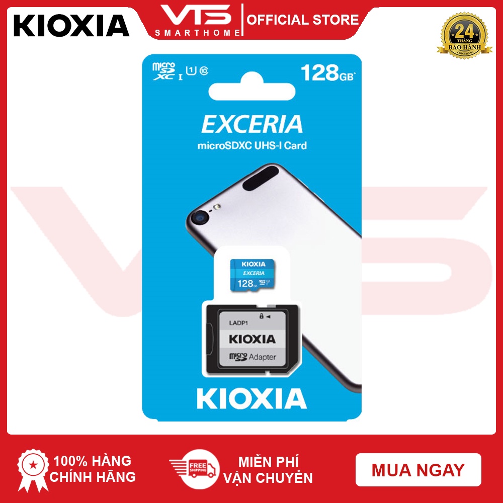 Thẻ Nhớ Micro SD KIOXIA 32GB/64GB/128GB Exceria, Tốc Độ Cao, Hàng Chính Hãng - VTS Việt Nam 6