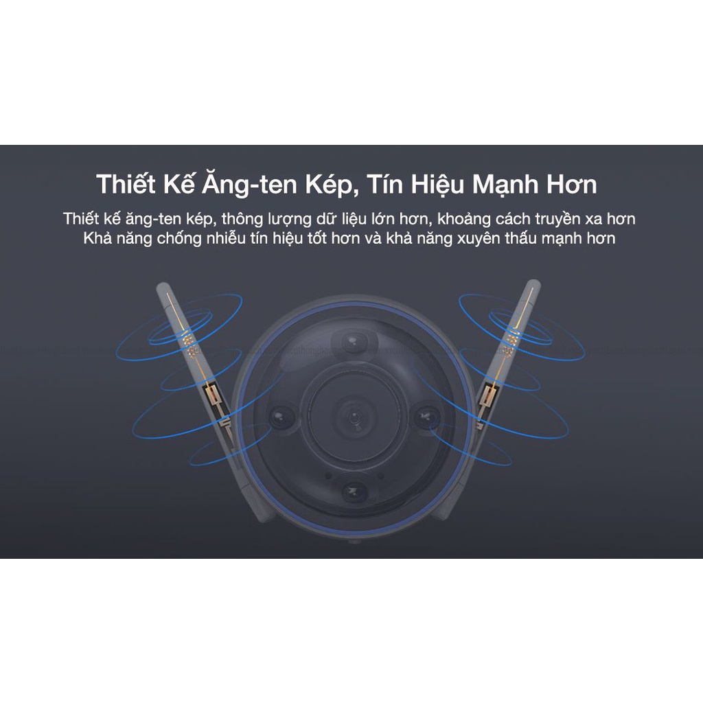 Camera Wifi EZVIZ H3 2K 3MP, Đàm Thoại 2 Chiều, Chuẩn H.265, Ai Thông Minh - VTS Việt Nam 8