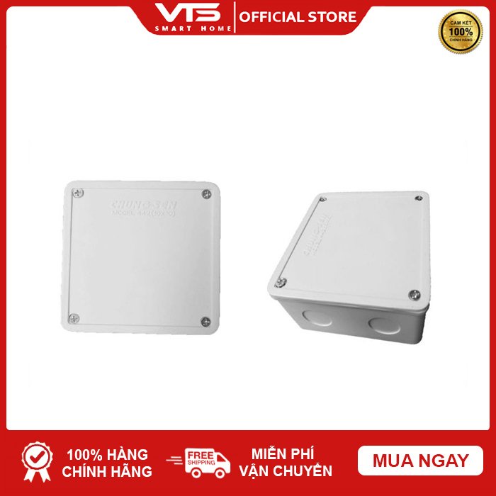 Hộp Kỹ Thuật 12x12 Bảo Vệ Nguồn Camera - Chất Liệu ABS Cao Cấp, Hộp Kỹ Thuật Chất Lượng - VTS VN 5