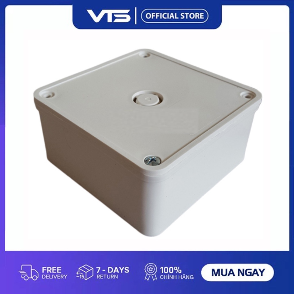 Hộp Bảo Vệ Nguồn Camera Chống Mưa Nắng 11x11 - Chất Liệu Nhựa PVC Chống Cháy - VTS Việt Nam 2