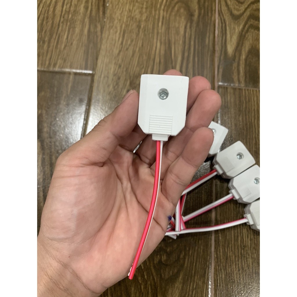 Phích Cắm Âm Lắp Camera Có Dây Nối - Phích Cắm Dương Lắp Camera, Cơ Điện - Chất Liệu Nhựa ABS - VTS 7