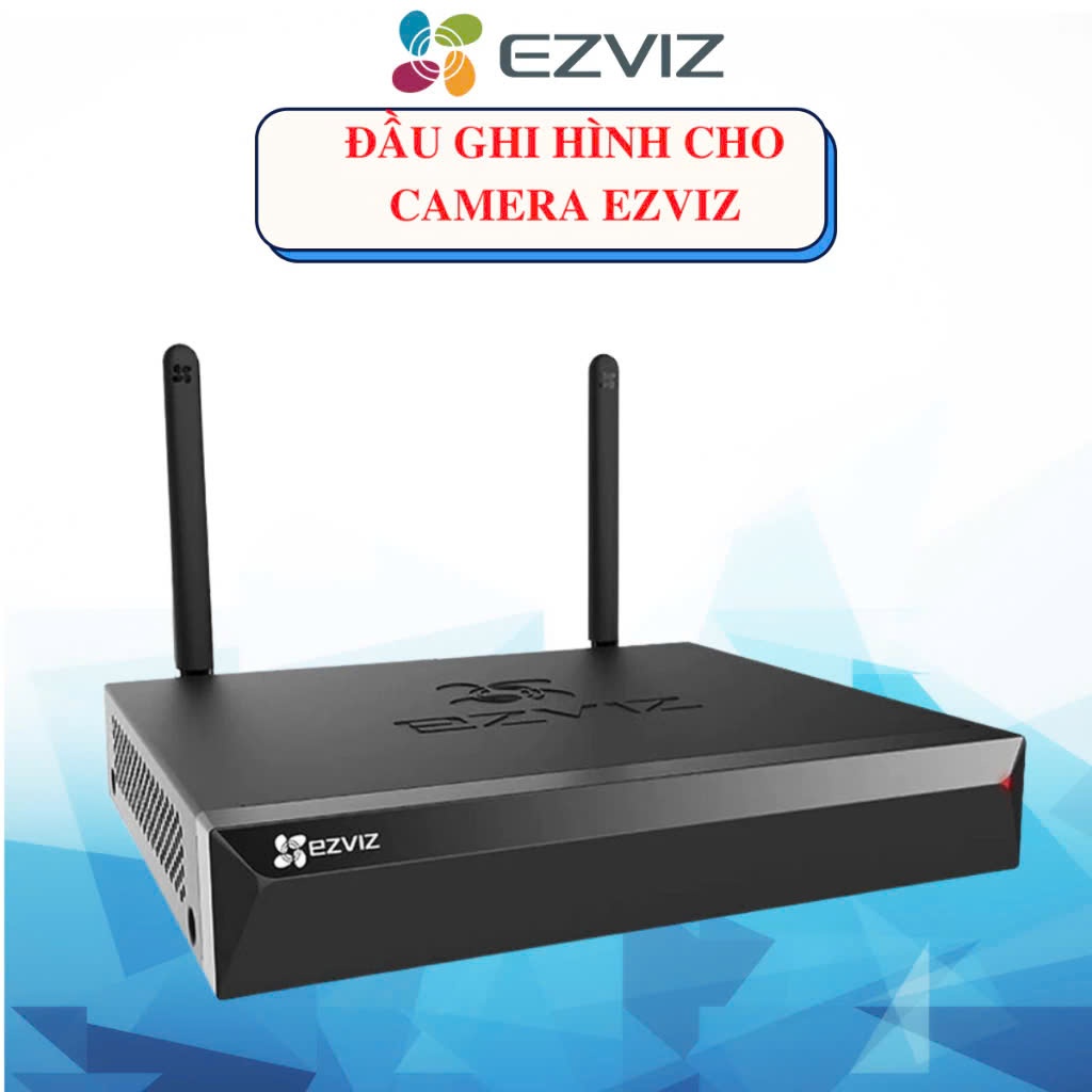 Đầu Ghi Hình EZVIZ X5S-4W 4 Kênh/X5S-8W 8 Kênh, Kết Nối Camera Wifi EZVIZ Tối Đa 5MP 8