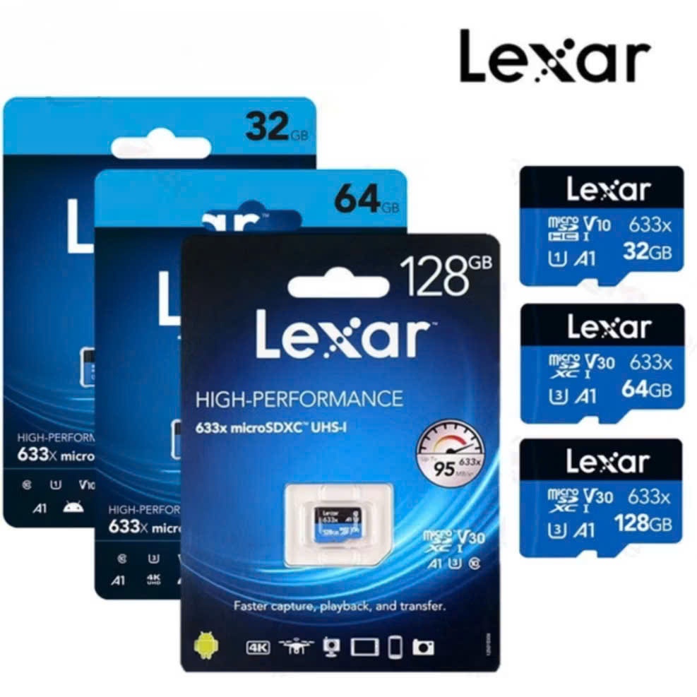 Thẻ Nhớ Micro SD LEXAR 32GB/64GB/128GB Chính Hãng, A1 Class 10, Chuyên Dùng Cho Camera, Máy Ảnh,.. 4