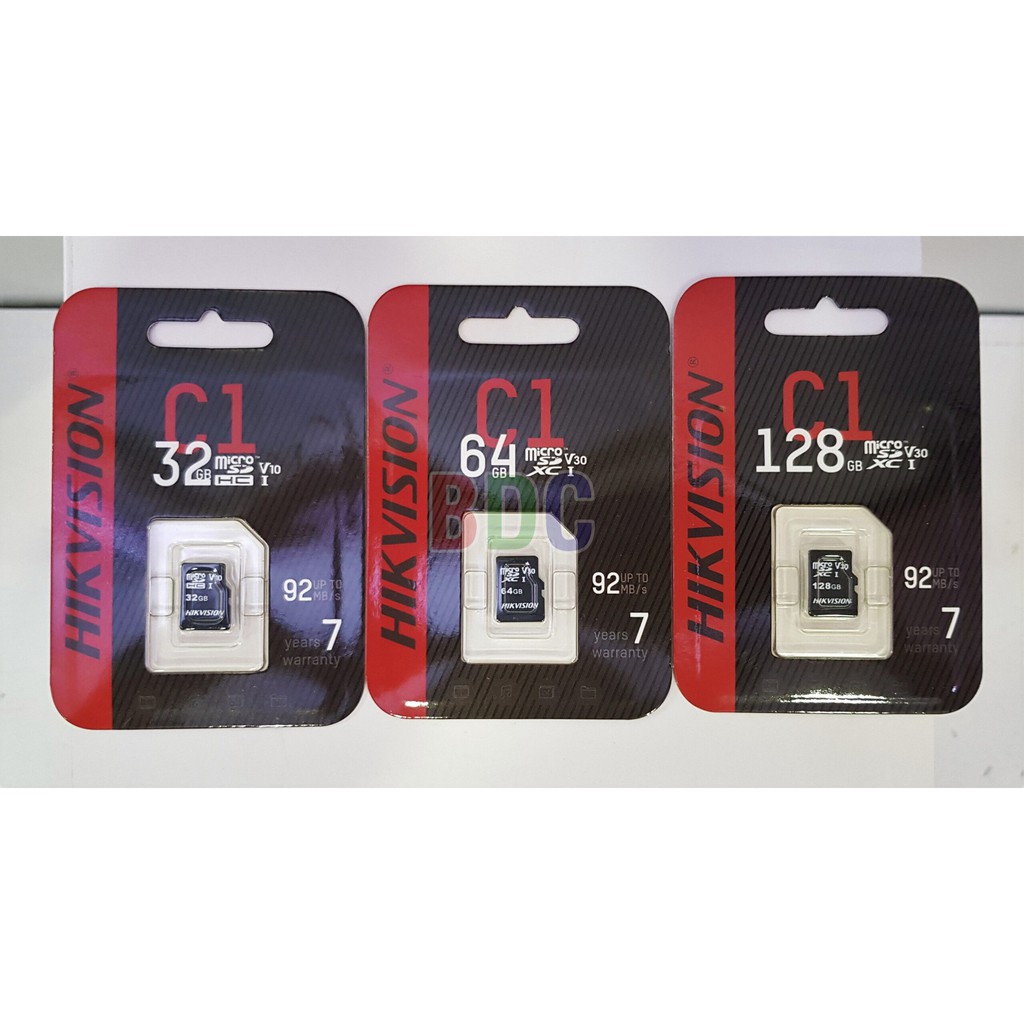 Thẻ Nhớ Micro SD HIKSEMI (HIKVISION) 32/64/128GB 92Mb/s - Thẻ Nhớ Lưu Trữ Chuyên Dụng Cho Camera 5