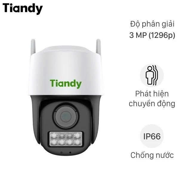 Camera Wifi Ngoài Trời TIANDY H333N/H333K/H334S, Xoay 360 Độ, Có Màu Ban Đêm, Đàm Thoại 2 Chiều 8