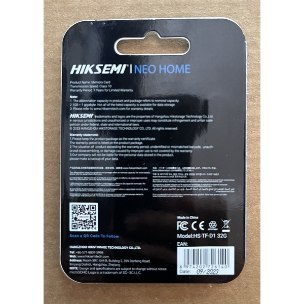 Thẻ Nhớ Micro SD 32GB HIKSEMI (HIKVISION) Class 10 Upto 92MB/S - Chuyên Dụng Cho Camera,... 5