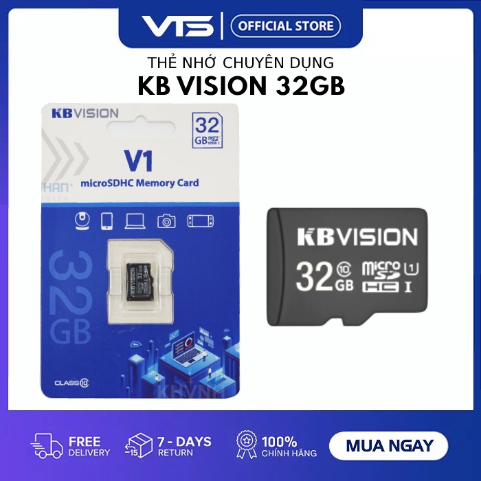 Thẻ Nhớ KABEVISION 32GB/64GB/128GB MicroSD Ultra Class 10, Chuyên Dụng Cho Camera - VTS Việt Nam 3