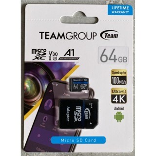 Thẻ Nhớ Micro SDXC TeamGroup 32GB/64GB/128GB UHS-I U3 V30 A1 upto 100MB/s - Chuyên Dùng Cho Camera 3