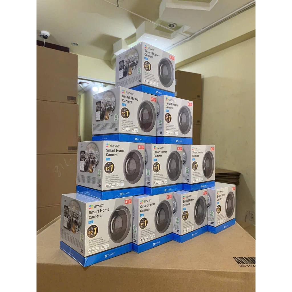 Camera Wifi EZVIZ E4P 6MP 3K+ Mắt Cá Toàn Cảnh, Fish Eye Camera, Đàm Thoại, Hồng Ngoại, AI 7