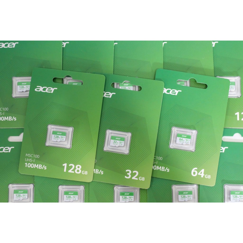 Thẻ Nhớ Micro SD ACER 32GB/64GB/128GB MSC100 UHS-I U3 V30 A1 – 100MB/s Chuyên Dùng Camera 6