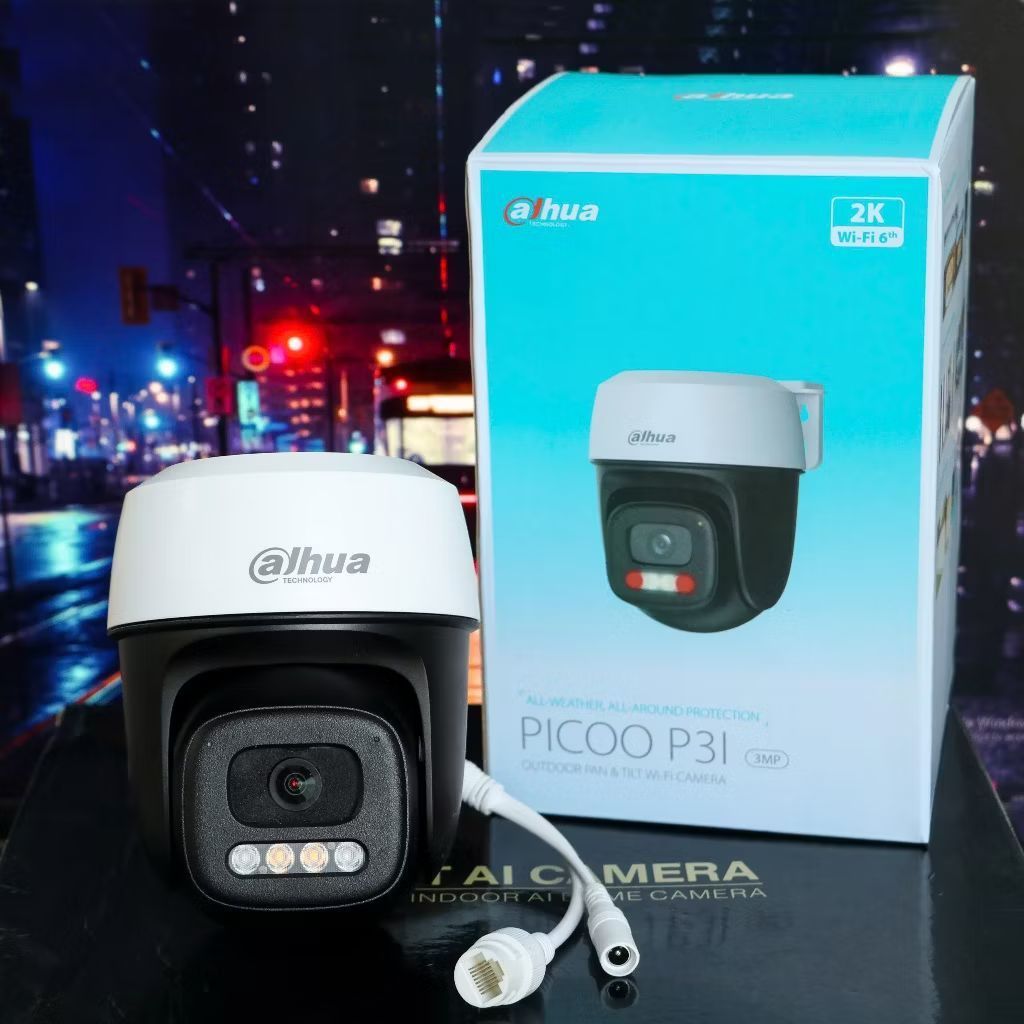 Camera Wifi DAHUA P3I 3MP/P5I 5MP Ngoài Trời, Có Màu Ban Đêm, Xoay 360 Độ, Đàm Thoại, Theo Dõi 6