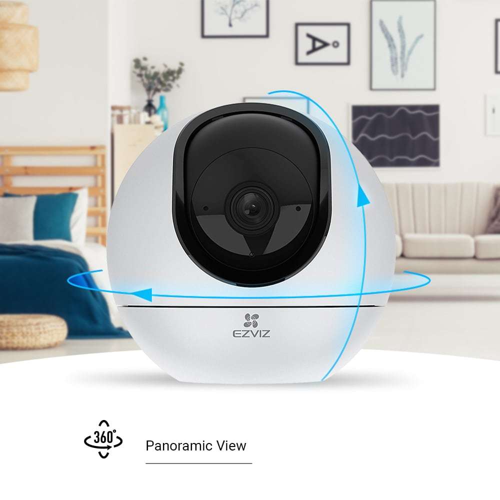Camera Wifi EZVIZ H6 3K 5MP Góc Rộng Trong Nhà, Xoay 360 Độ, Đàm Thoại 2 Chiều, Theo Dõi Chuyển Động 9